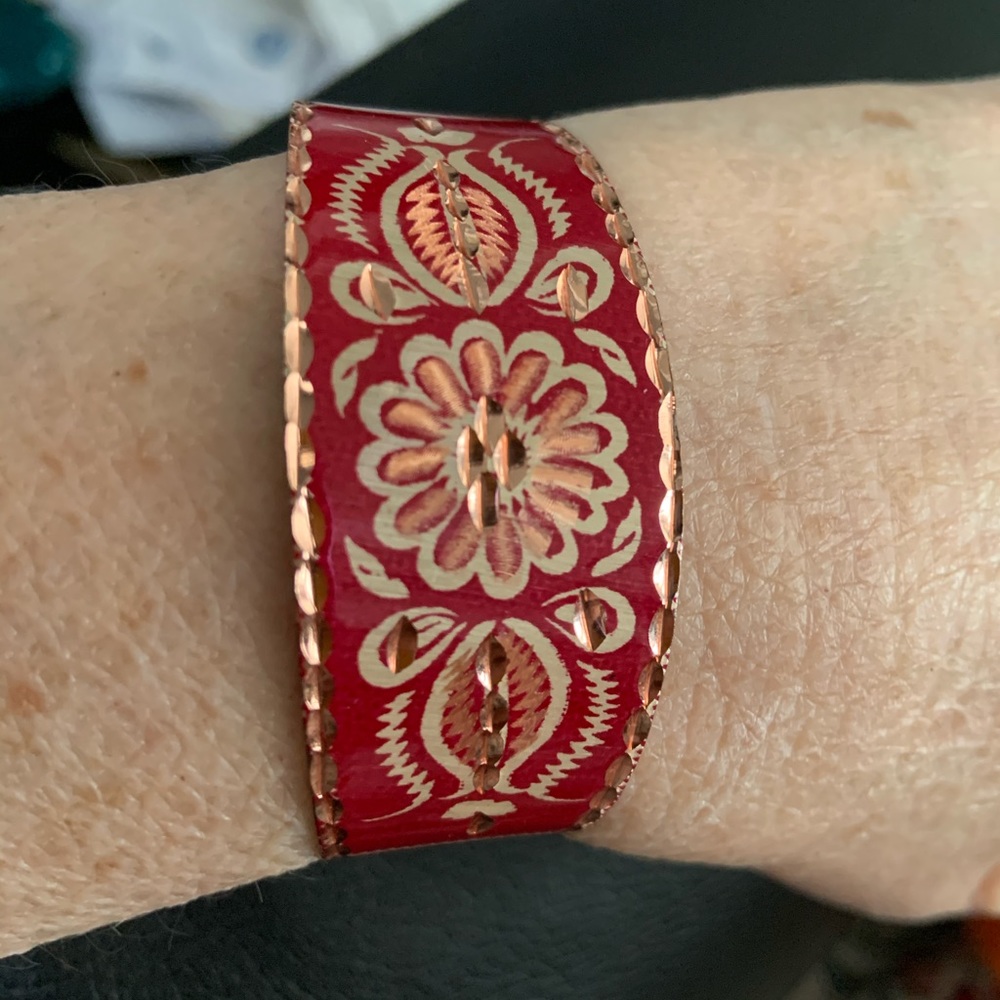 Turkish Solid Copper Bracelet - image 2